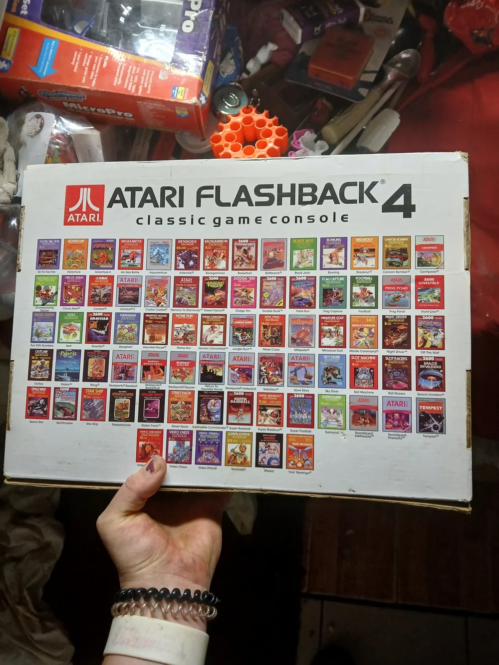 Atari Flashback 4 Classic Game Console - Black (Includes 2 Wireless Controllers)